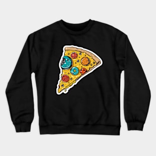 Pizza Slice of the Cosmos Crewneck Sweatshirt